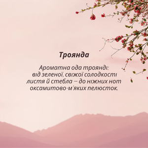 Туалетна вода ТРОЯНДА