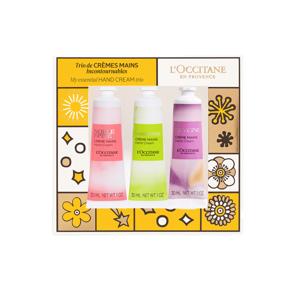 Подарунковий набір тріо кремів для рук КВІТКОВА ОДІСЕЯ