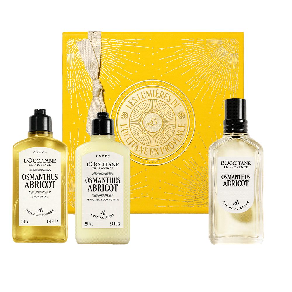 Парфумований різдвяний подарунковий набір ОСМАНТУС-АБРИКОС
