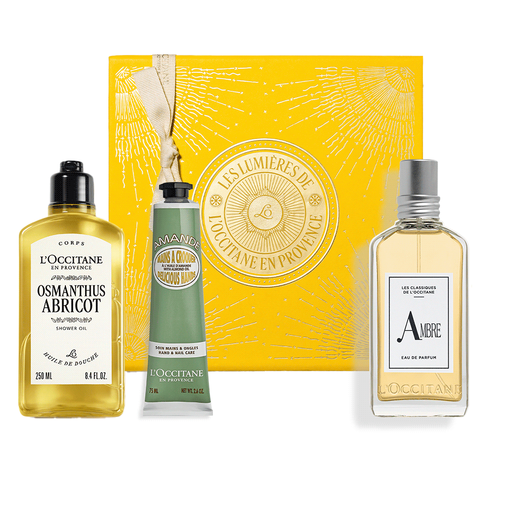 Парфумований різдвяний подарунковий набір АМБРА