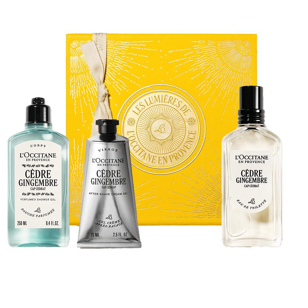 Чоловічий святковий парфумований набір КЕДР-ІМБИР