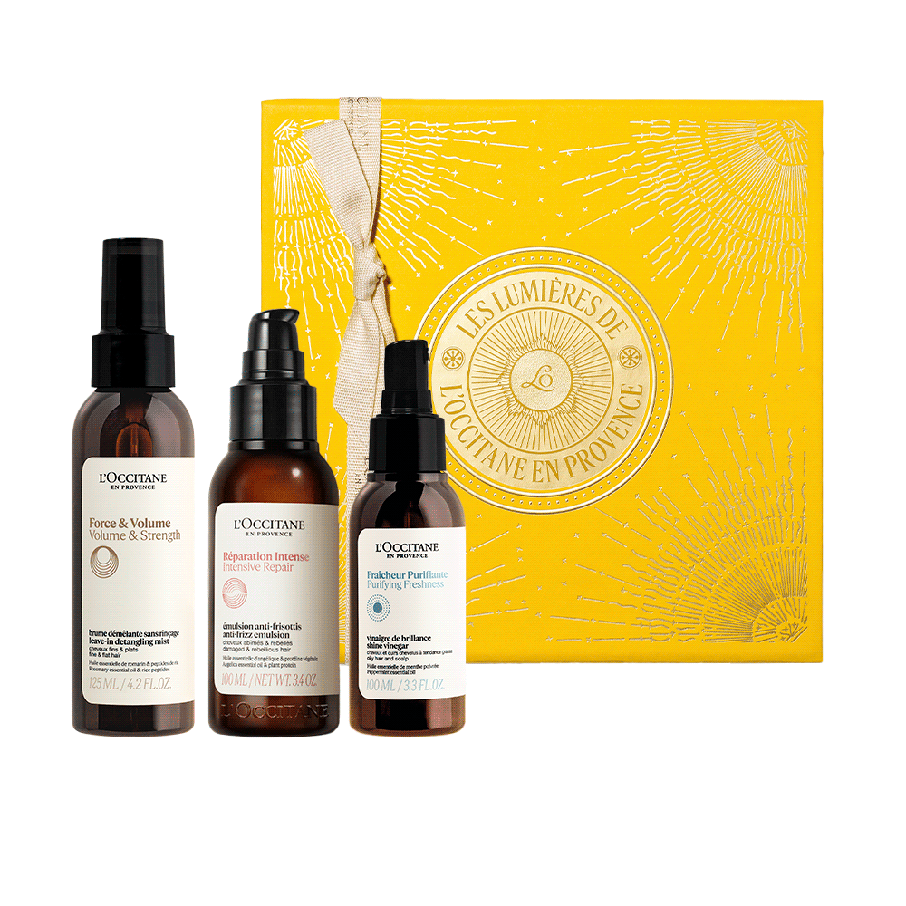 ПРЕМІУМ святковий подарунковий набір для укладки волосся АРОМАКОЛОГІЯ