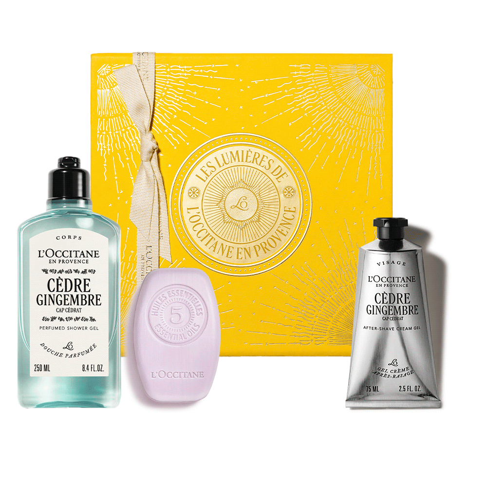 Чоловічий святковий подарунковий набір КЕДР-ІМБІР