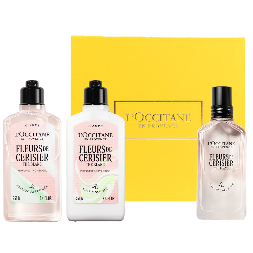 Парфумований подарунковий набір ВИШНЕВИЙ ЦВІТ-БІЛИЙ ЧАЙ