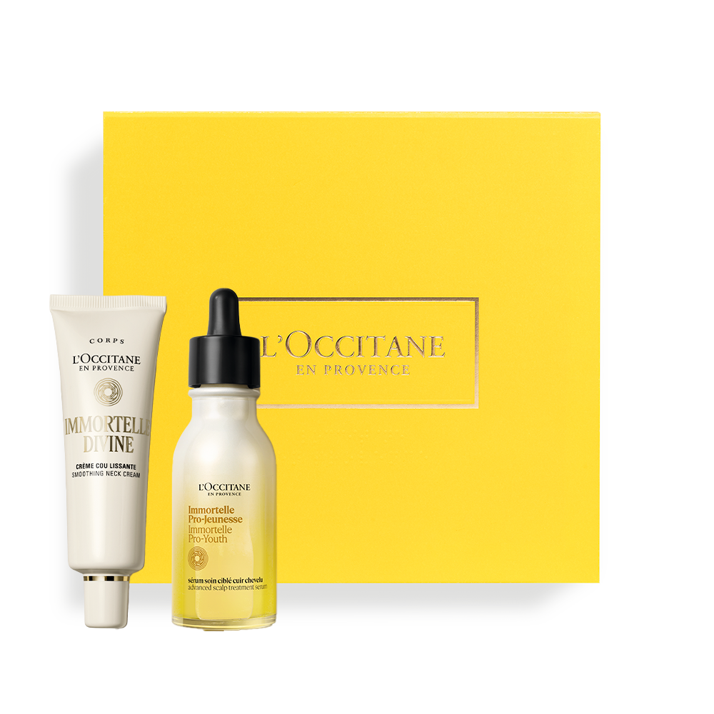 Подарунковий набір догляд за тілом та волоссям БОЖЕСТВЕННИЙ БЕЗСМЕРТНИК №3