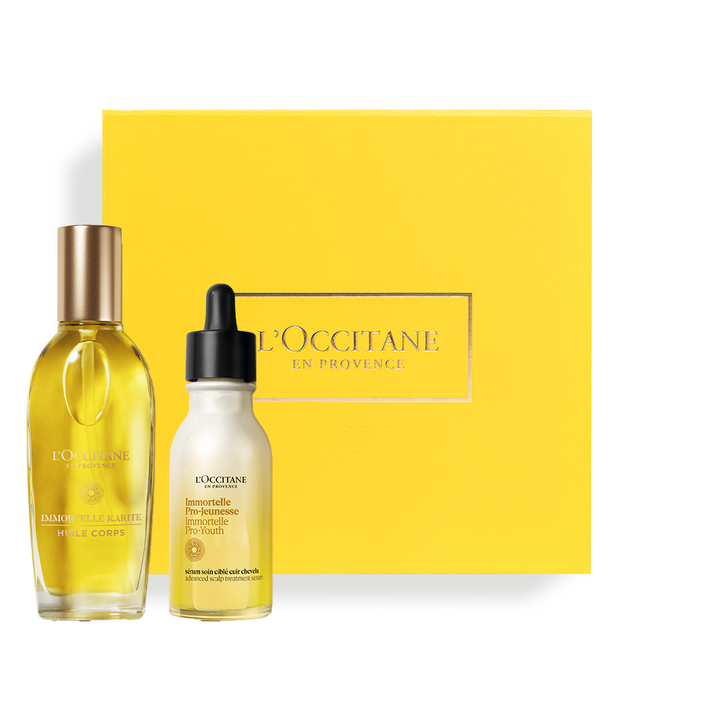 Подарунковий набір догляд за тілом та волоссям БОЖЕСТВЕННИЙ БЕЗСМЕРТНИК №4