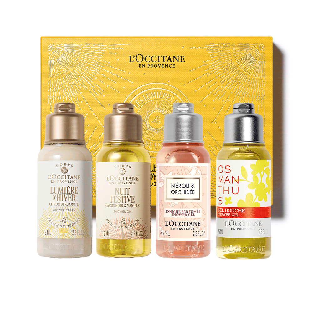 Святковий квартет гелів для душу НОВОРІЧНИЙ ПРОВАНС