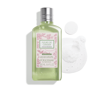 Парфумований гель для душу ВИШНЕВИЙ ЦВІТ ПОДОРОЖ В ПРОВАНС лімітована колекція