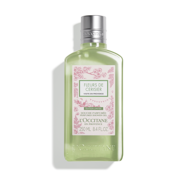Парфумований гель для душу ВИШНЕВИЙ ЦВІТ ПОДОРОЖ В ПРОВАНС лімітована колекція