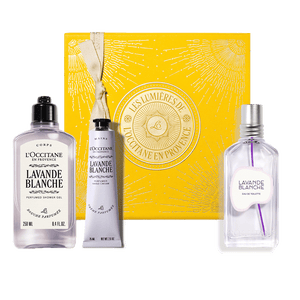 Парфумований різдвяний подарунковий набір БІЛА ЛАВАНДА
