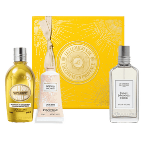 Парфумований різдвяний подарунковий набір ЖАСМИН-БЕЗМЕРТНИК-НЕРОЛІ