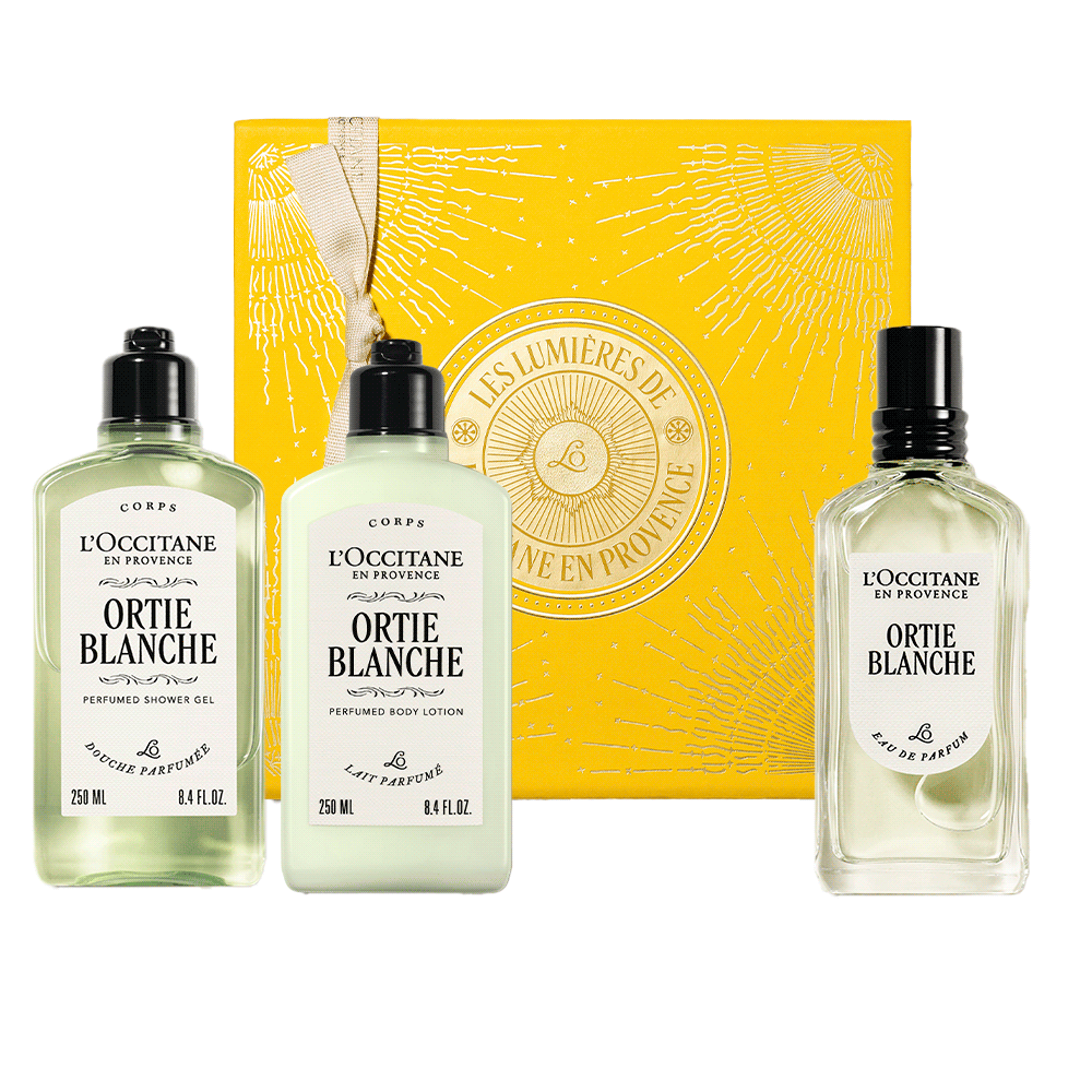 Парфумований різдвяний подарунковий набір БІЛА КРОПИВА