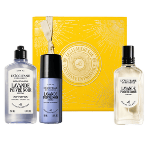 Чоловічий святковий парфумований набір ЛАВАНДА-ЧОРНИЙ ПЕРЕЦЬ