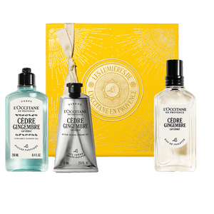 Чоловічий святковий парфумований набір КЕДР-ІМБИР