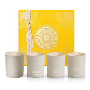 ПРЕМІУМ святковий квартет парфумованих свічок РІЗДВЯНИЙ ПРОВАНС