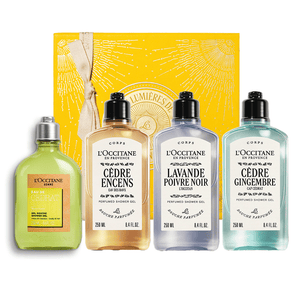 ПРЕМІУМ святковий квартет парфумованих чоловічих гелей для душу ОКСИТАНЕЦЬ