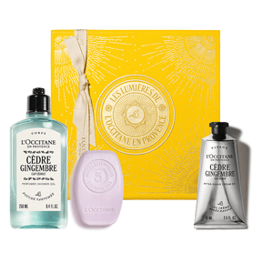 Чоловічий святковий подарунковий набір КЕДР-ІМБІР