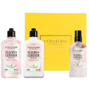 Парфумований подарунковий набір ВИШНЕВИЙ ЦВІТ-БІЛИЙ ЧАЙ