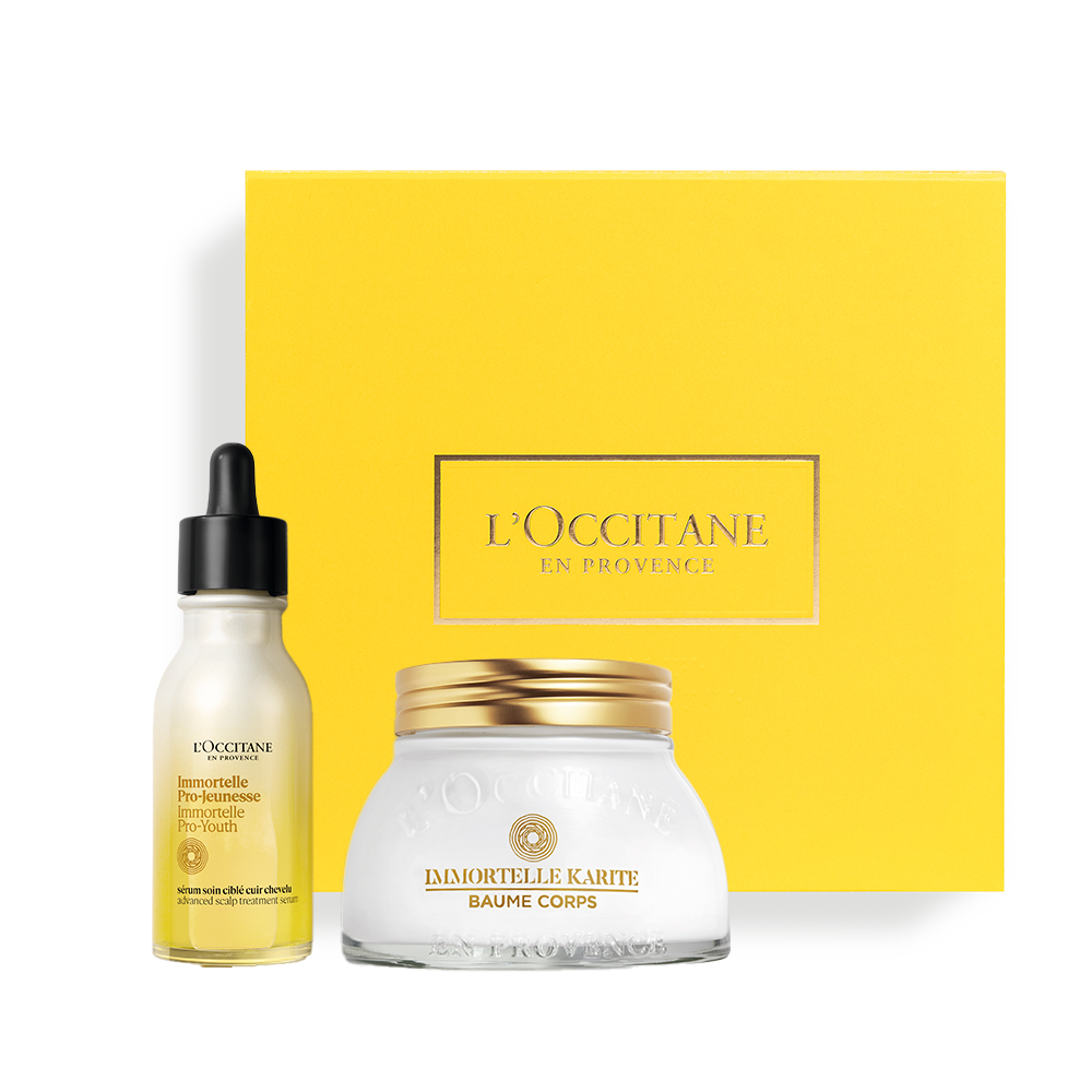 Подарунковий набір догляд за тілом та волоссям БОЖЕСТВЕННИЙ БЕЗСМЕРТНИК №2