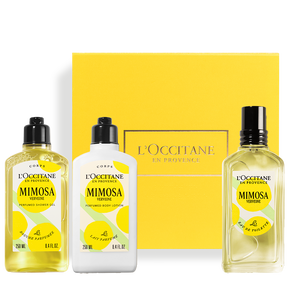 Подарунковий парфумований набір догляд за тілом ВЕРБЕНА-МІМОЗА