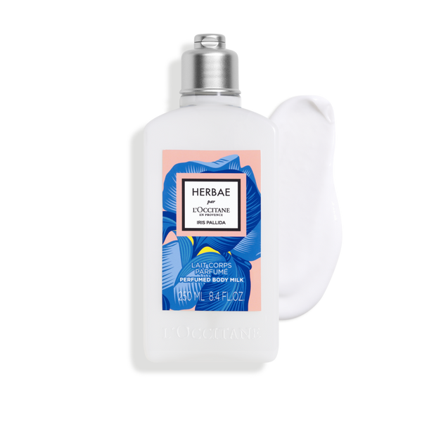 Парфумоване молочко для тіла HERBAE par L’OCCITANE-ІРИС лимитована колекція